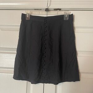 SO Button-Front Skirt